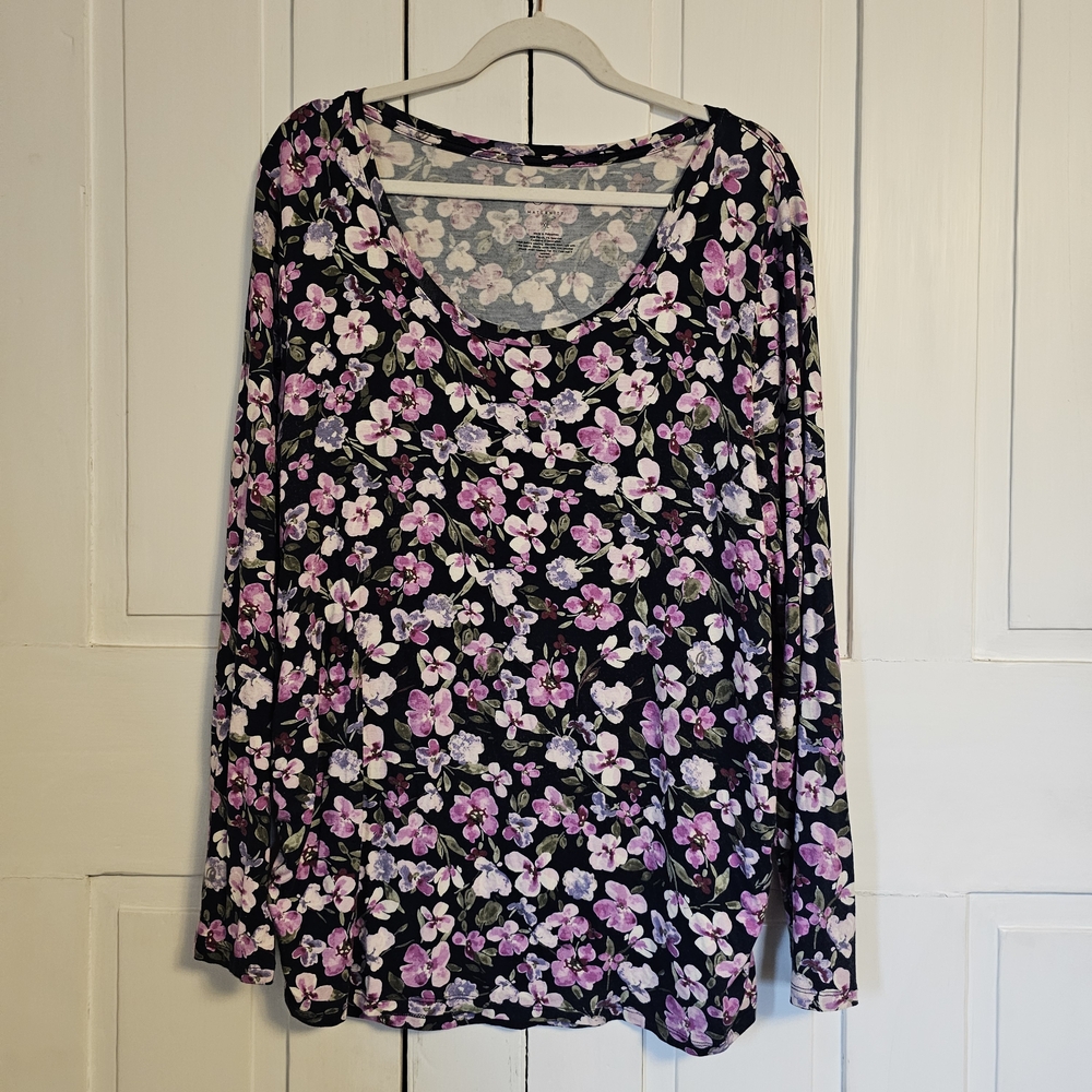 Maternity Floral Long Sleeve Women's Top